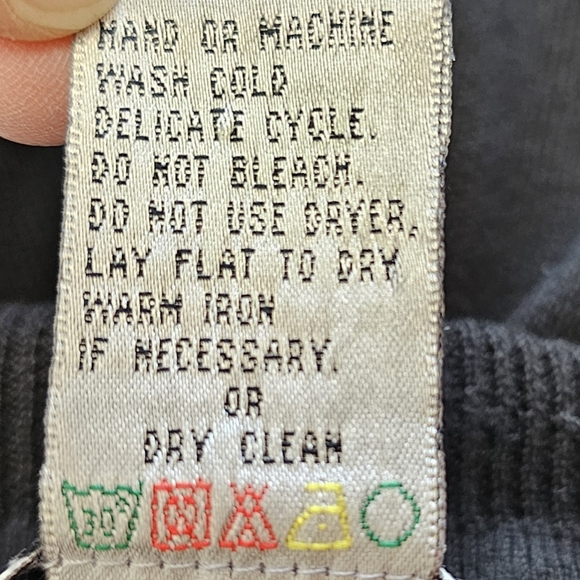 CUMRAN Women's Black Woven Silk Blend Turtleneck Size M - Picture 4 of 10